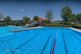 Camping met verwarmd zwembad en glijbaan in Zuid Duitsland