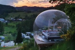 Bijzondere overnachtingsmogelijkheden in Duitsland Bubble tent