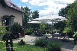 Camping met Biergarten terras in Duitsland