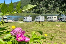 Camping aan het water in Duitsland